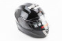 Шлем модуляр, закрытый с откидным подбородком + откидные очки BLD-160 Размер: М (57-58см), ЧЕРНЫЙ глянец BLD