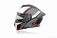Шлем трансформер (#900 черно-белый, очки, XL) 