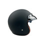 Шлем открытый   (с козырьком, size:L, черный матовый)   FGN