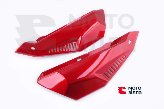 Пластик   Delta   боковая пара на бардачок   (красный)   KOMATCU