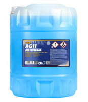 Жидкость охлаждающая (антифриз) 4011 AG11 синяя -40˚C 20л MANNOL Германия