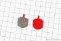 Тормозные колодки диск. тормоз к-кт (Hayes MX2/Sole, PROMAX DSK-810), красные YL-1009