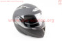 Шлем закрытый с откидным подбородком+очки HF-118 L- ЧЕРНЫЙ матовый FXW 330172