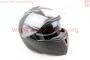 Шлем закрытый с откидным подбородком+очки HF-118 L- ЧЕРНЫЙ матовый FXW 330172
