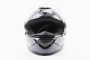 Шлем интеграл, закрытый BLD-М65 S (55-56см), ЧЁРНЫЙ с серым рисунком F-2