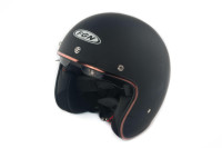 Шлем открытый   (mod:FX-510) (size:L, черный, матовый)   FGN