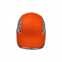 Шлем Кепка Q4 ОРАНЖЕВЫЙ КЛЕТКА (обхват: 62 см)