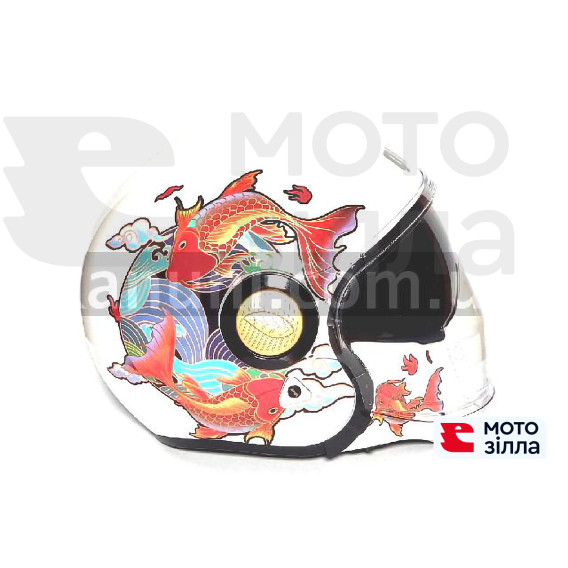 Шлем OP-01 FISH ME LUCK (трансформер + встроенные очки) (размер: М)
