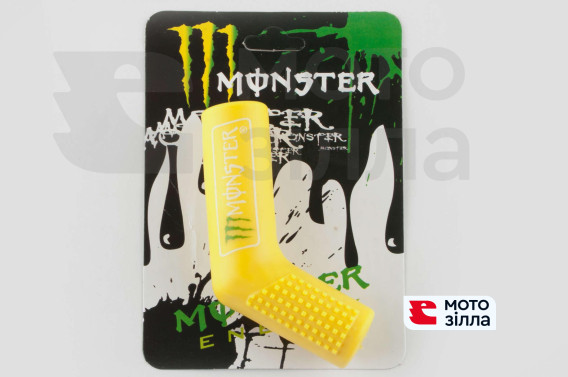 Резинка заводной ножки   MONSTER ENERGY   (универсальная, желтая)   XJB