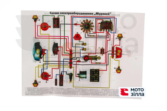 Схема электрооборудования   МУРАВЕЙ   EVO