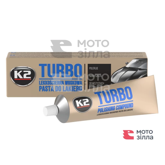 Паста для полировки кузова Turbo Tempo 120г K2