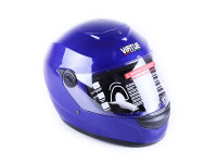 Шлем закрытый мотоциклетный VIRTUE MD-101B size M синий VIRTUE