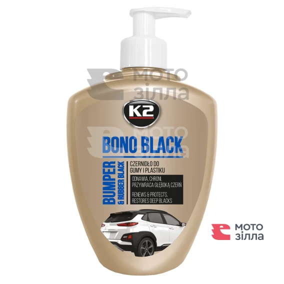 Средство для чернения шин и бамперов Bono Black 500мл K2