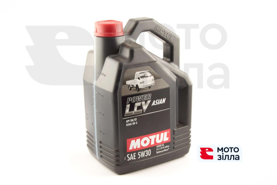 Масло моторное синтетическое автомобильное 5л (5W-30, POWER LCV ASIAN) MOTUL (#106489)