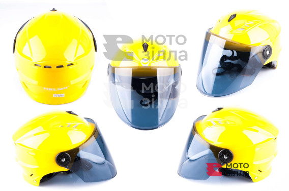 Шлем открытый   (mod:SM868) (size:XL, желтый)   HELMO
