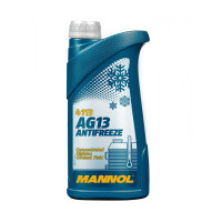 Жидкость охлаждающая (антифриз) 4113 Antifreeze AG13 зелёная (концентрат) 1л MANNOL Германия