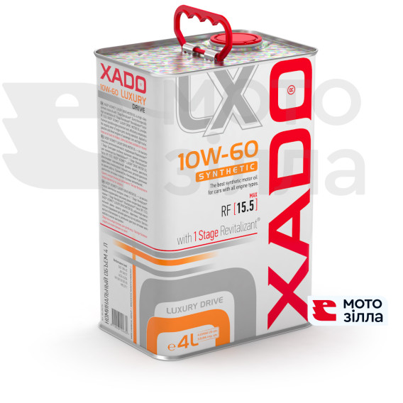 Масло моторное синтетическое 10W60 XADO Luxury Drive 4Т 4л