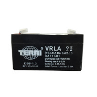 Аккумулятор 6V 1.3Аh/20HR VRLA (Размер: 97x24x52 mm) TERRY