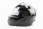 Шлем модуляр, закрытый с откидным подбородком + откидные очки BLD-159 Размер: L (59-60см), ЧЕРНЫЙ глянец BLD