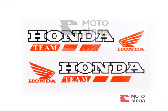 Наклейка   логотип   (mod:Honda  14x3см, 2шт)   (#6001)