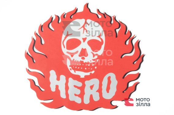 Наклейка   декор   HERO   (14x14см)   (#0308)