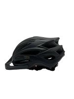 Шлем защитный черный с козырьком и габаритным фонарем размер: L TTG
