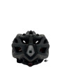 Шлем защитный черный с козырьком и габаритным фонарем размер: L TTG