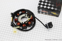 Статор магнето (генератора) Honda DIO AF34/35 (8 катушек разъем 