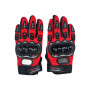Перчатки YM008-2 (размер: М, красные, с черным)
