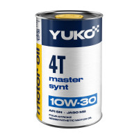 Масло моторное 4T SAE 10W30 MASTER SYNT 0,6 л API SL/CF (полусинтетика для садовой техники, генераторы/мотокосы) YUKO