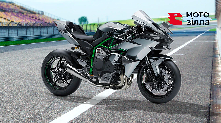 самый быстрый  серийный мотоцикл в мире 2023 года Kawasaki Ninja H2R