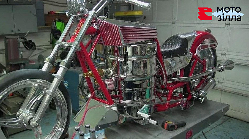 Мотоцикл который работает на пиве