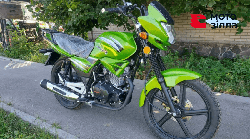 Мотоцикл Спарк зелений