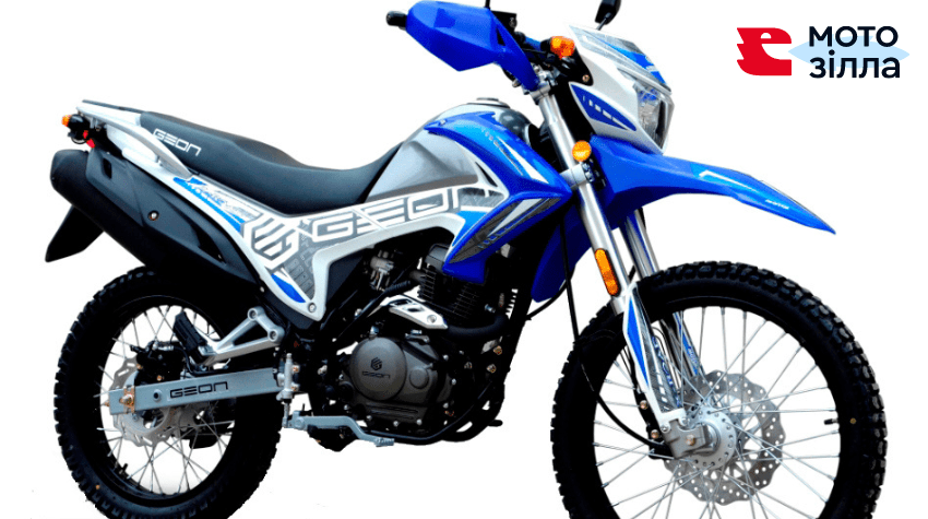 Мотоцикл Geon блакитний