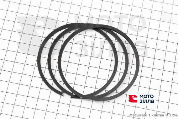 Кільця поршневі к-кт 3шт Планета 4р. 74,00мм, ПОЛЬЩА