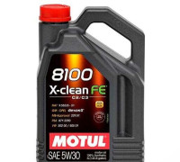 Масло моторное синтетическое автомобильное 4л (5W-30, 8100 X-CLEAN FE) MOTUL (#104776)