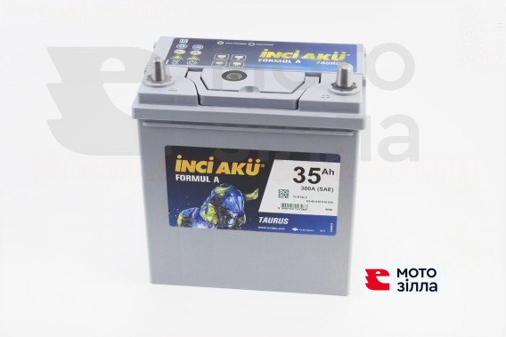 Акумулятор 35Аh SLA (Розмір: 197x129x205/224 mm) INCI AKU Asia NS40 300A KSK R+ Formula A