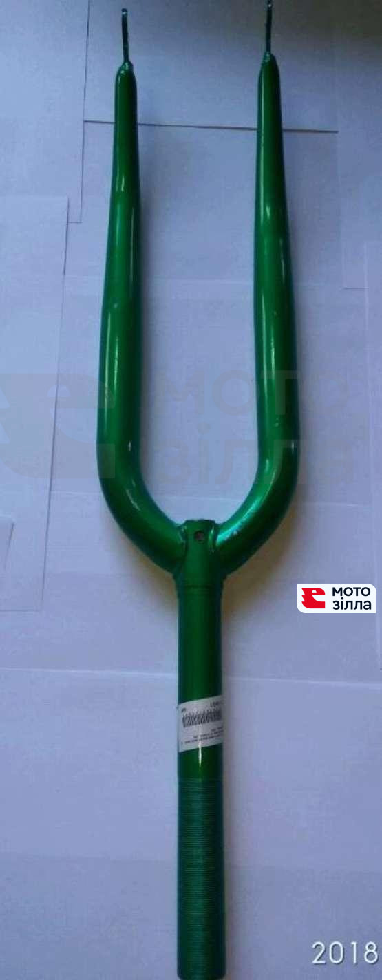 Вилка велосипедна жорстка (28) (зелена) DS