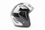 Шлем открытый HK-215, ЧЁРНЫЙ с серым рисунком (незначительные отличия рисунков, возможны дефекты покраски) SKY 360348
