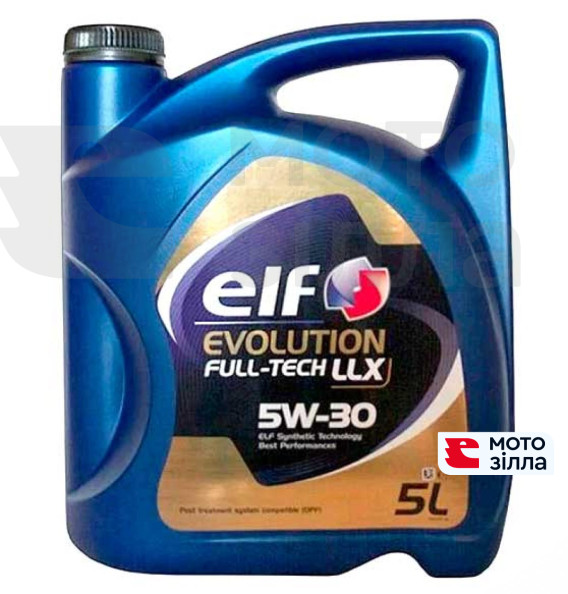 Масло автомобільне, 5 л (SAE 5W-30, синтетика, Evolution Full-Tech LLX) ELF (#GPL)