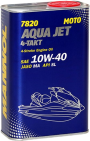 Олива моторна 4T, 1л бляшанка (SAE 10W-40, 7820 Aqua Jet 4-Takt API SL) MANNOL