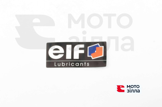 Наклейка логотип ELF (9х4см) (0419)_