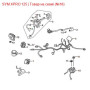 Болт фланцевий 6x18 SYM Citycom, Fiddle, MaxSYM, Orbit, SYMPHONY, X-Pro 95801-06016-08