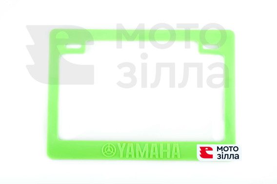 Рамка під номер на скутер (зелена) YMH