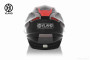 Шлем интеграл  "VLAND"  #M62, L, black/red