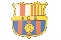 Наклейка   логотип   FCB   (15х14см)   (#5647)