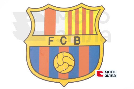 Наклейка логотип FCB (15х14см) (5647)