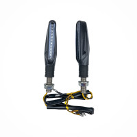 Повороты (пара) диодные LED D-124 YELLOW для скутеров KANUNI/ VIPER/ FADA