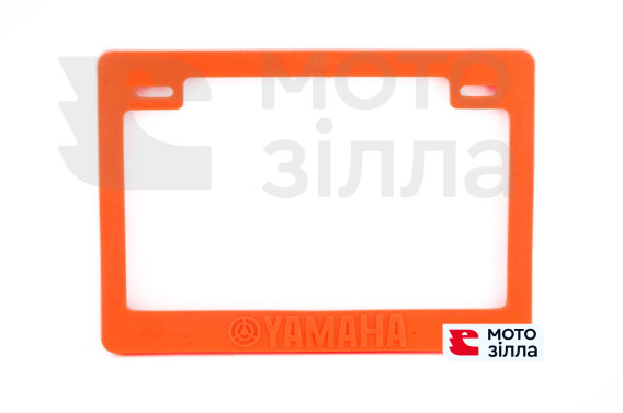 Рамка под номер на скутер   (оранжевая)   YMH   (mod.A)