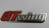 Наклейка   шильдик   GT WING   (хром)   (#4544)